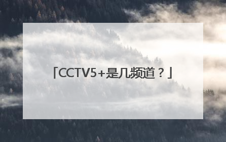 CCTV5+是几频道？
